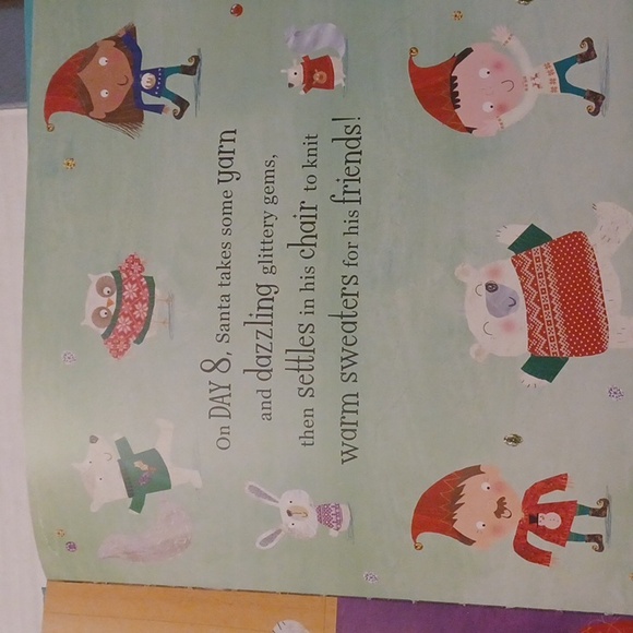 4/$30 Santa's 12 Days of Christmas - Clare Fennell - Hardcover Book - Picture 5 of 5